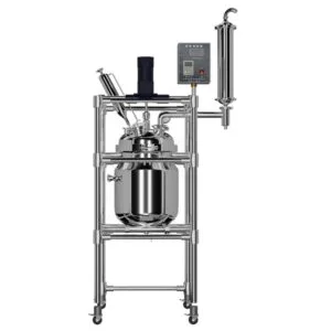 316 Stainless Steel Double-Layer Reactor with 20L volume and digital speed control
