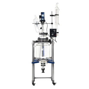 10L Double Walled Glass Reactor with 10L capacity and 3.6L jacket for pilot-scale synthesis process scale-up and pharmaceutical R&D