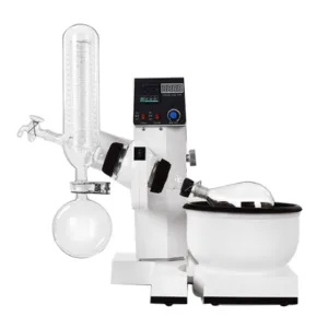 Vacuum evaporator with 1L rotary flask 1200W heating and 0.098 MPa vacuum for labs