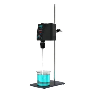Digital Overhead Stirrer AKS20-U with 20L capacity and precise speed control for lab mixing