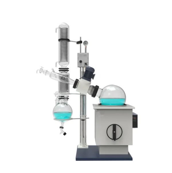 20 liter rotovap with 10L flask, 0.95㎡ cooling, 3 kW heating for lab distillation
