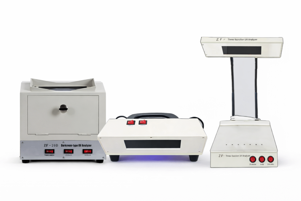portable uv analyzer types comparison 2026 handheld zf darkbox