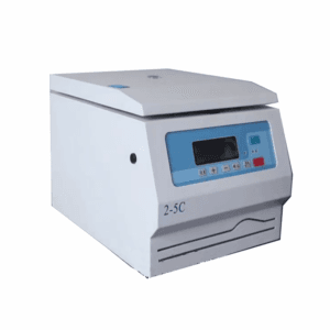 2-5C Low Speed Benchtop Centrifuge with 5000rpm speed 6×50ml capacity and quiet operation for efficient laboratory sample separation