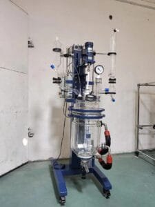 Lab Liftable Glass Reactor