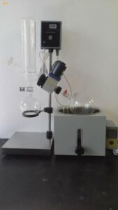 Mini Rotary Evaporator used in chemical synthesis lab