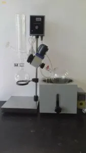 Small-Scale Rotary Evaporator with Vacuum System