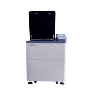 Floor Large Capacity Low Speed Refrigerated Centrifuge DDR6C with LCD display and eco-friendly refrigeration system for high-volume sample processing.