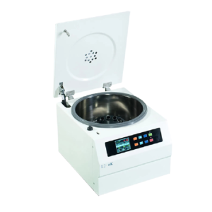 Benchtop Low-Speed Bucket Centrifuge with LCD display and steel construction for medical and research laboratory applications