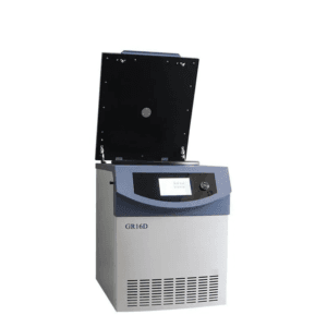 GR16D Floor High Speed Refrigerated Centrifuge with 16000 rpm and -20℃ to +40℃ temperature range for precise sample processing