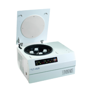 Table low speed refrigerated centrifuge L3-6KR operating at 6500 rpm with temperature control