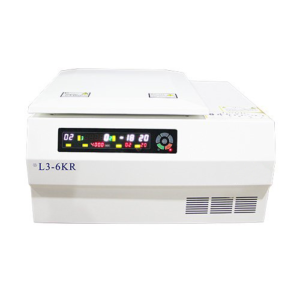 Table low speed refrigerated centrifuge L3-6KR operating at 6500 rpm with temperature control