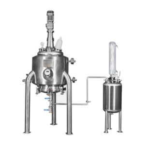 Double Layer Stainless Steel Filtration Reactor with 10L to 50L capacity and 10 μm filter