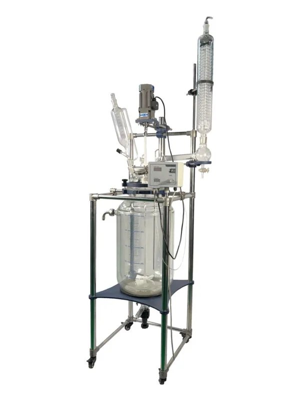 High borosilicate Glass Reactor for laboratory experiments